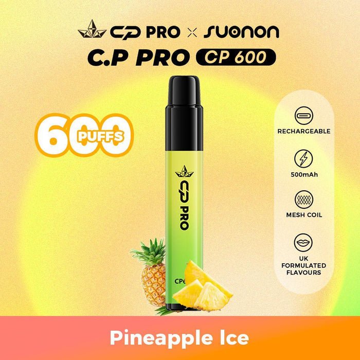 CP Pro 600 Puff Prefilled Pod Vape Kit - Box of 10
