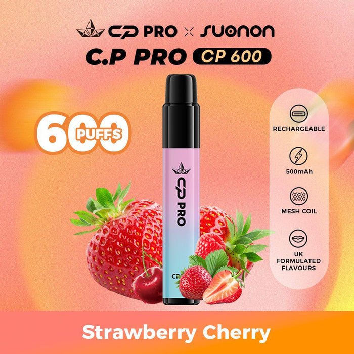 CP Pro 600 Puff Prefilled Pod Vape Kit - Box of 10