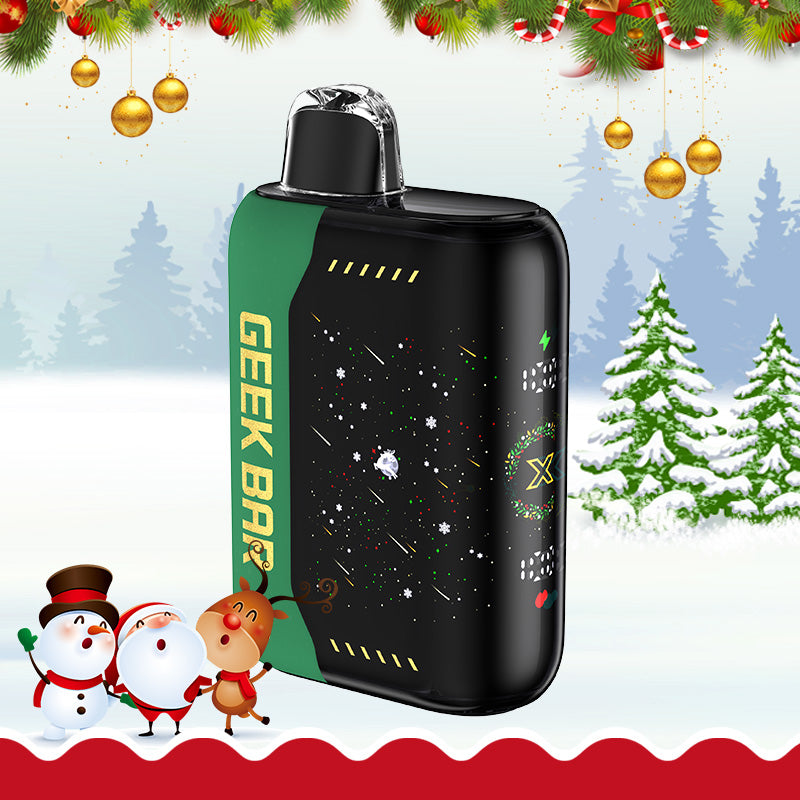 🎄 Geek Bar Pulse X 25K Weihnachtsedition Einweg-E-Zigarette 18 ml 5 %