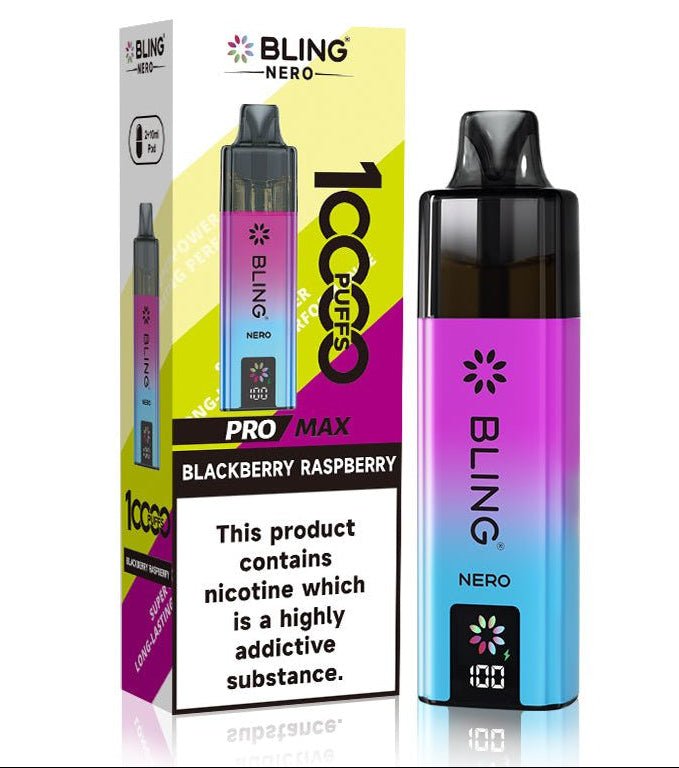 Crystal Bling Nero 10k Prefilled Pod Vape Kit - Box of 5