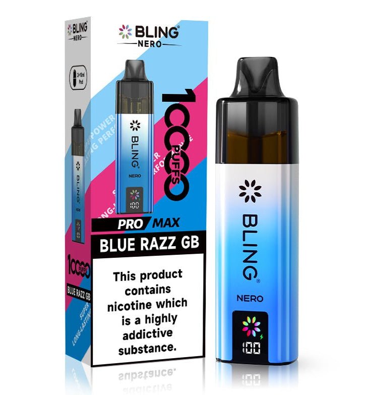Crystal Bling Nero 10k Prefilled Pod Vape Kit - Box of 5