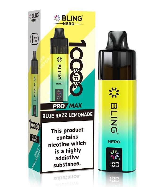 Crystal Bling Nero 10k Prefilled Pod Vape Kit - Box of 5