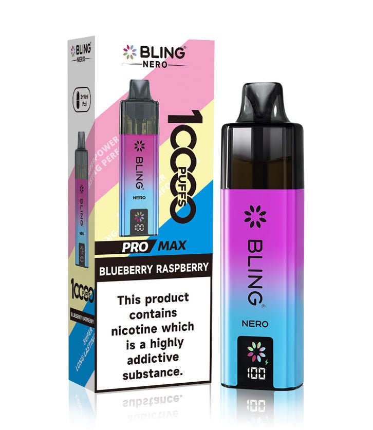 Crystal Bling Nero 10k Prefilled Pod Vape Kit - Box of 5