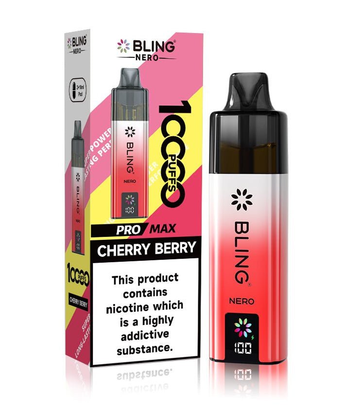 Crystal Bling Nero 10k Prefilled Pod Vape Kit - Box of 5
