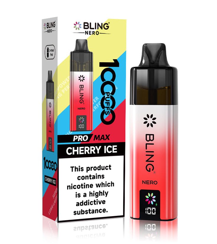 Crystal Bling Nero 10k Prefilled Pod Vape Kit - Box of 5