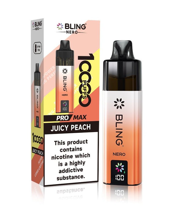Crystal Bling Nero 10k Prefilled Pod Vape Kit - Box of 5