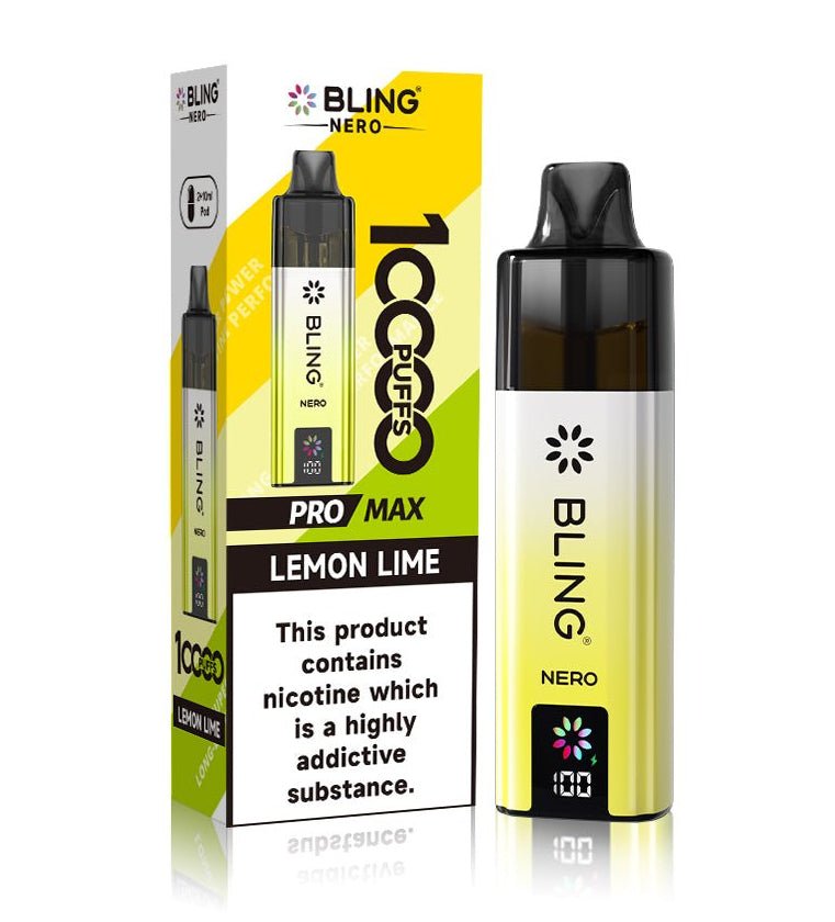 Crystal Bling Nero 10k Prefilled Pod Vape Kit - Box of 5