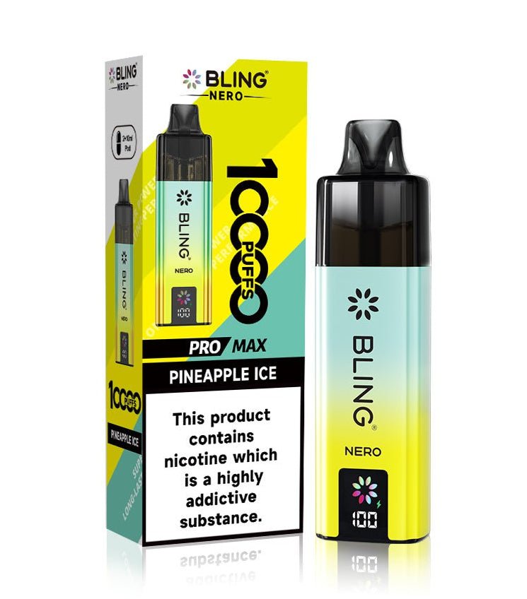 Crystal Bling Nero 10k Prefilled Pod Vape Kit - Box of 5