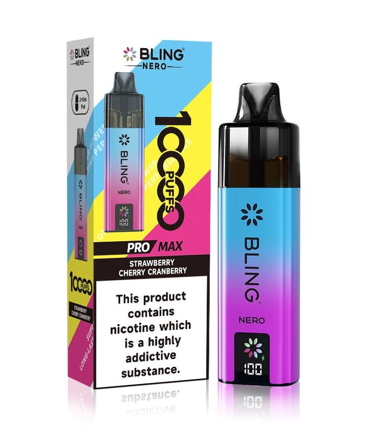 Crystal Bling Nero 10k Prefilled Pod Vape Kit - Box of 5