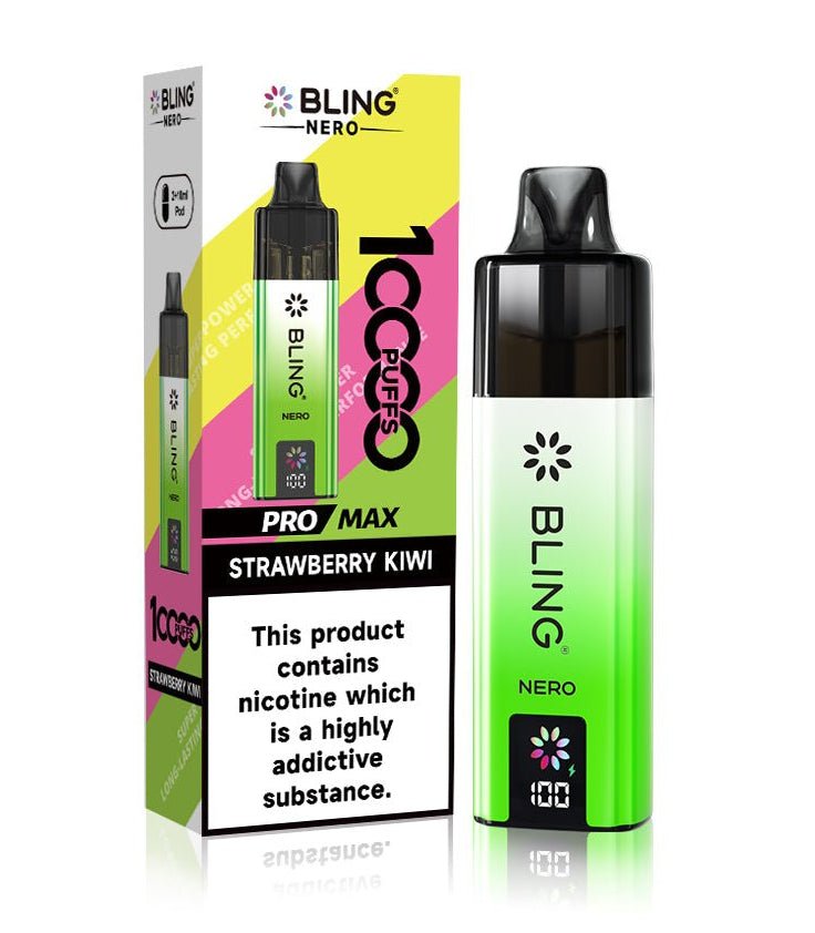 Crystal Bling Nero 10k Prefilled Pod Vape Kit - Box of 5