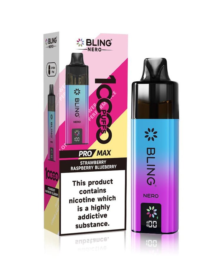 Crystal Bling Nero 10k Prefilled Pod Vape Kit - Box of 5