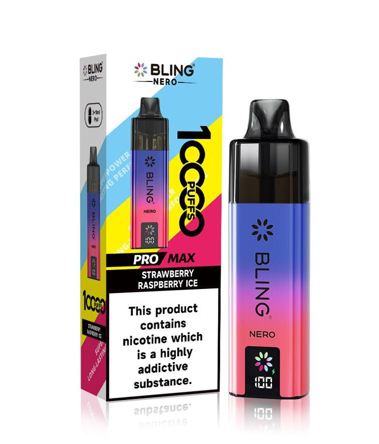 Crystal Bling Nero 10k Prefilled Pod Vape Kit - Box of 5