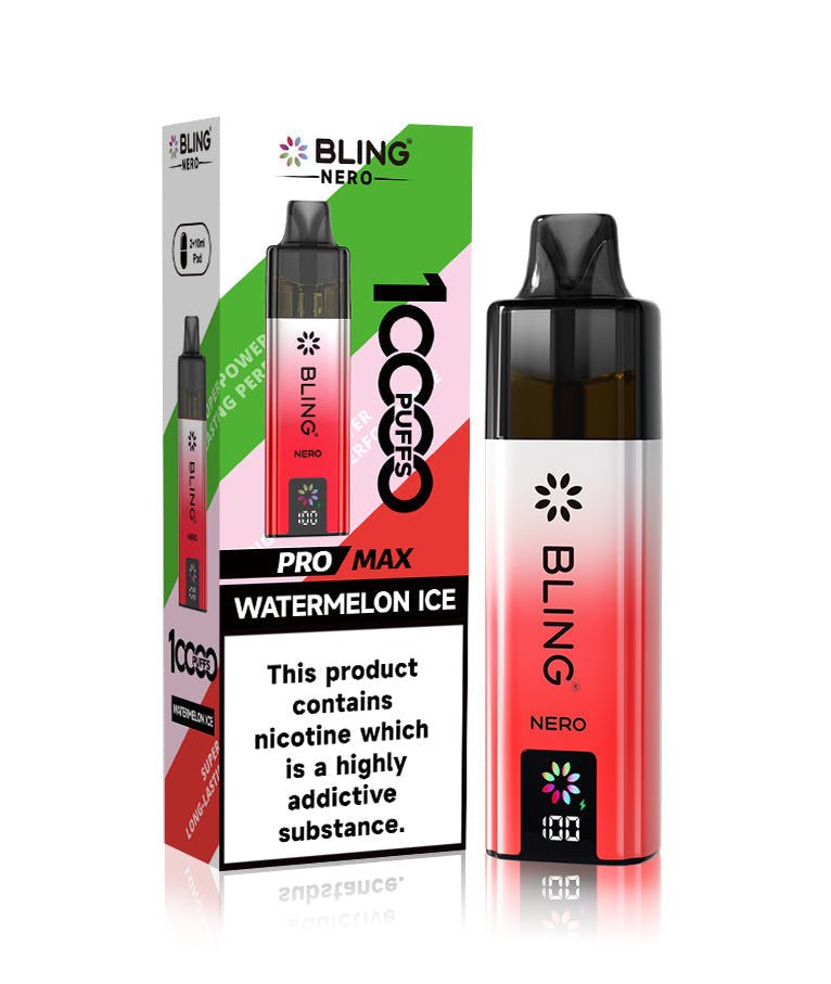 Crystal Bling Nero 10k Prefilled Pod Vape Kit - Box of 5