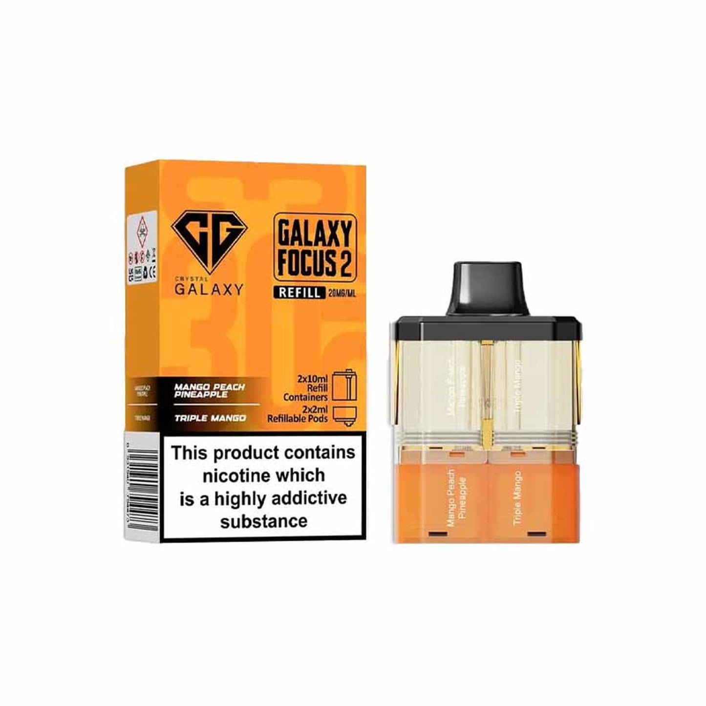 Crystal Galaxy Focus 2 30K Prefilled Replacement Pod