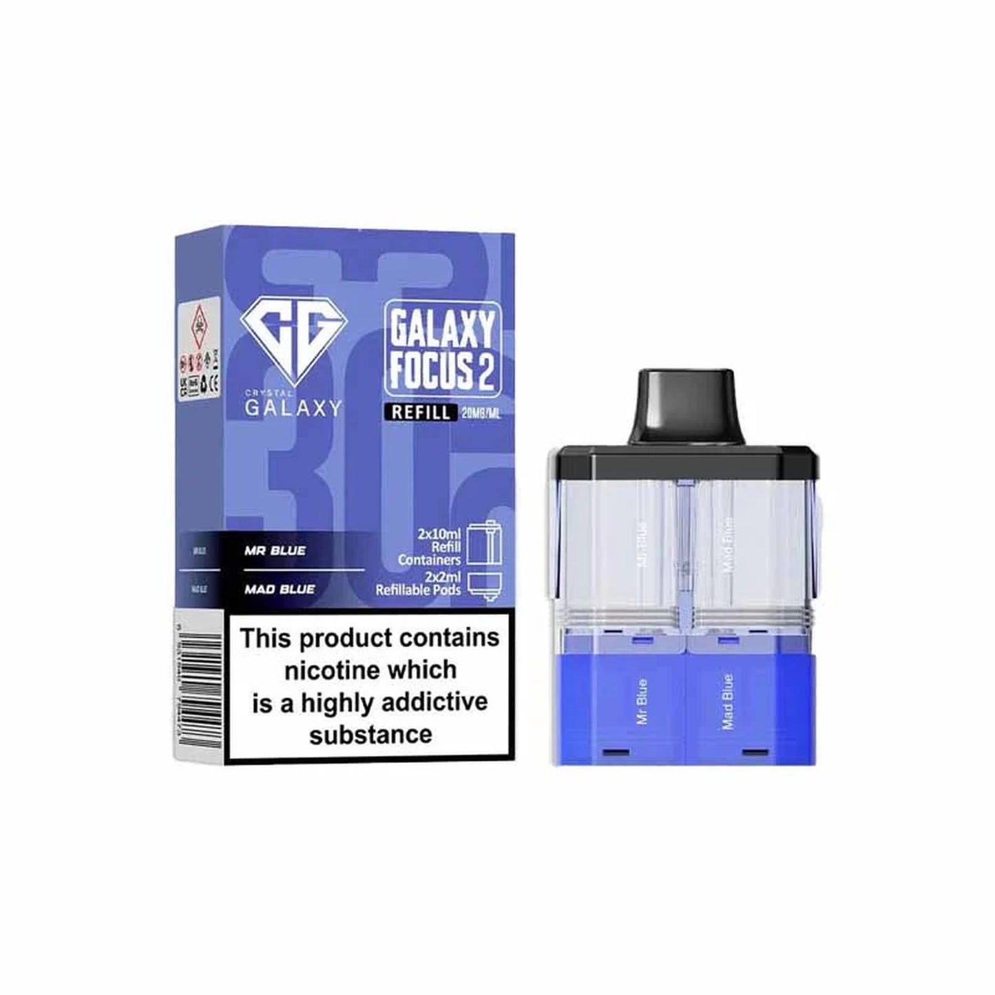 Crystal Galaxy Focus 2 30K Prefilled Replacement Pod