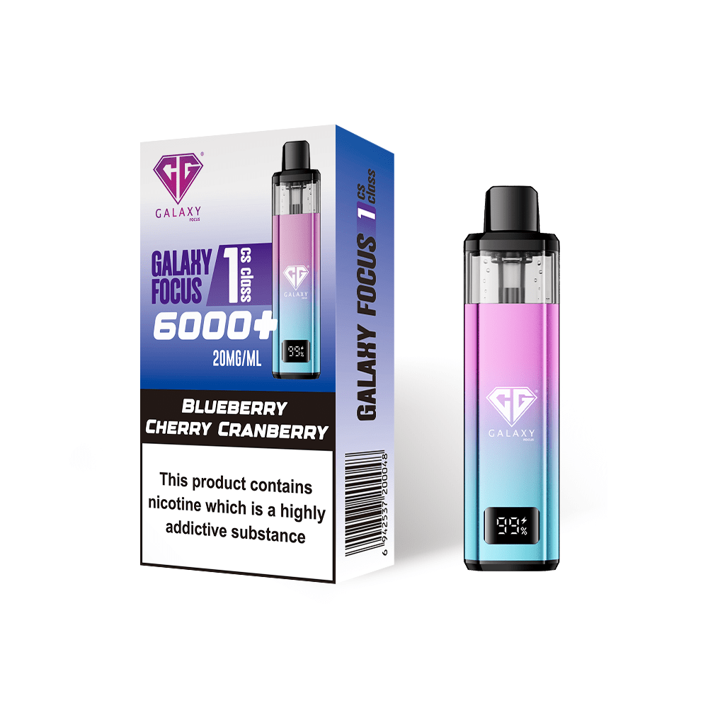 Crystal Galaxy Focus 6000 Prefilled Pod Vape Kit - Box of 5