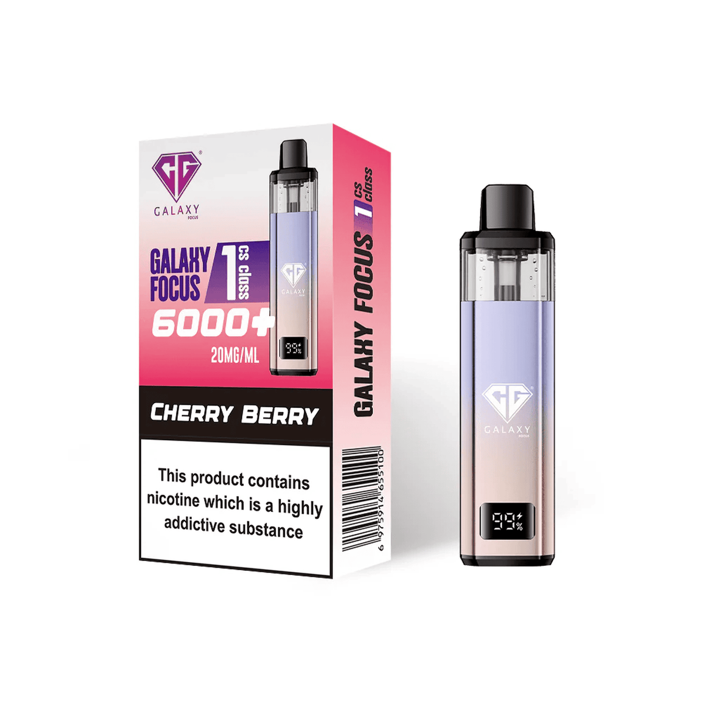 Crystal Galaxy Focus 6000 Prefilled Pod Vape Kit - Box of 5
