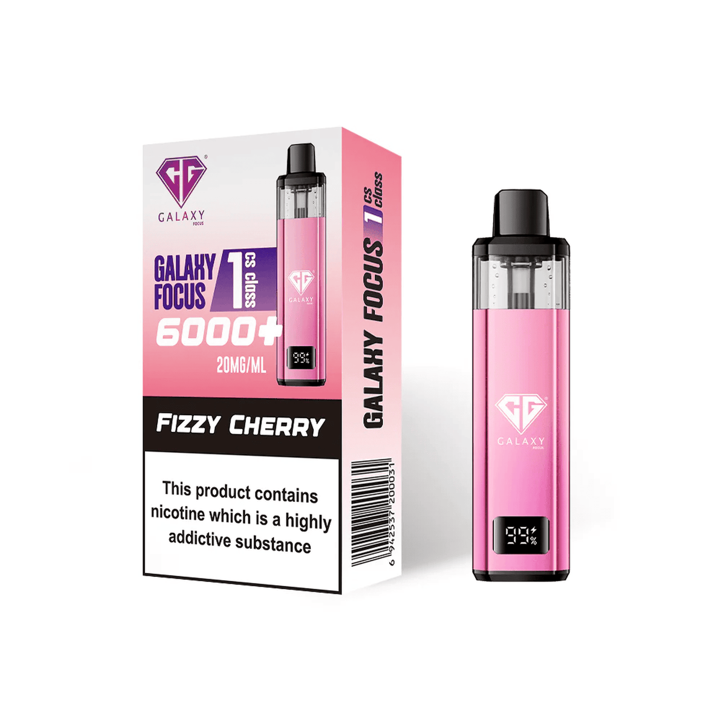 Crystal Galaxy Focus 6000 Prefilled Pod Vape Kit - Box of 5
