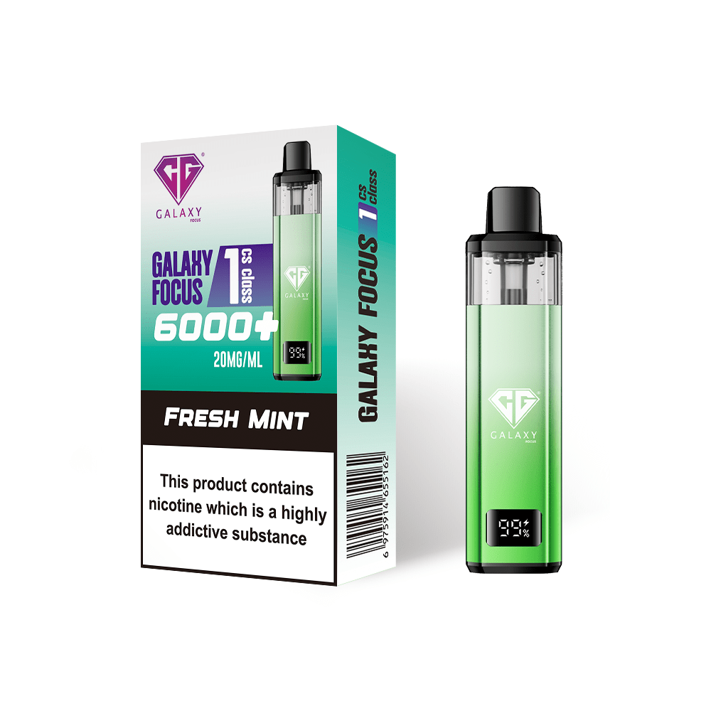 Crystal Galaxy Focus 6000 Prefilled Pod Vape Kit - Box of 5