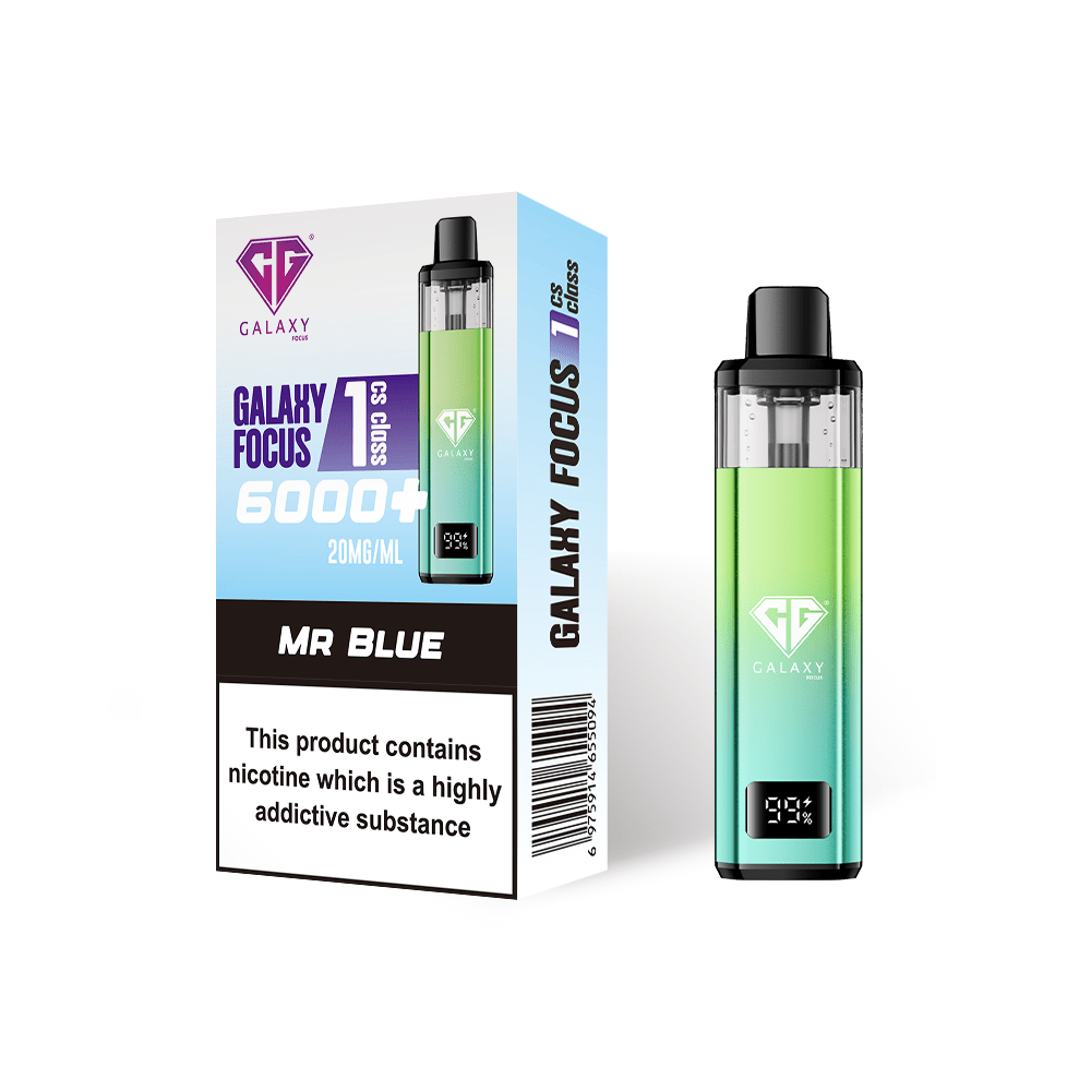 Crystal Galaxy Focus 6000 Prefilled Pod Vape Kit - Box of 5