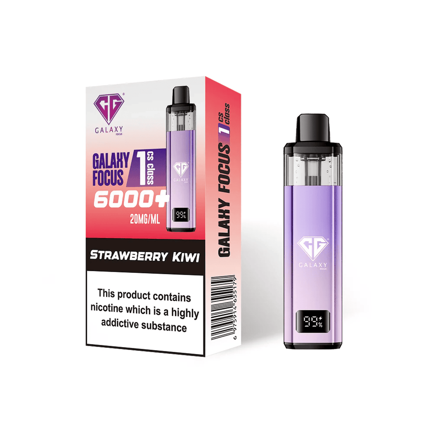 Crystal Galaxy Focus 6000 Prefilled Pod Vape Kit - Box of 5