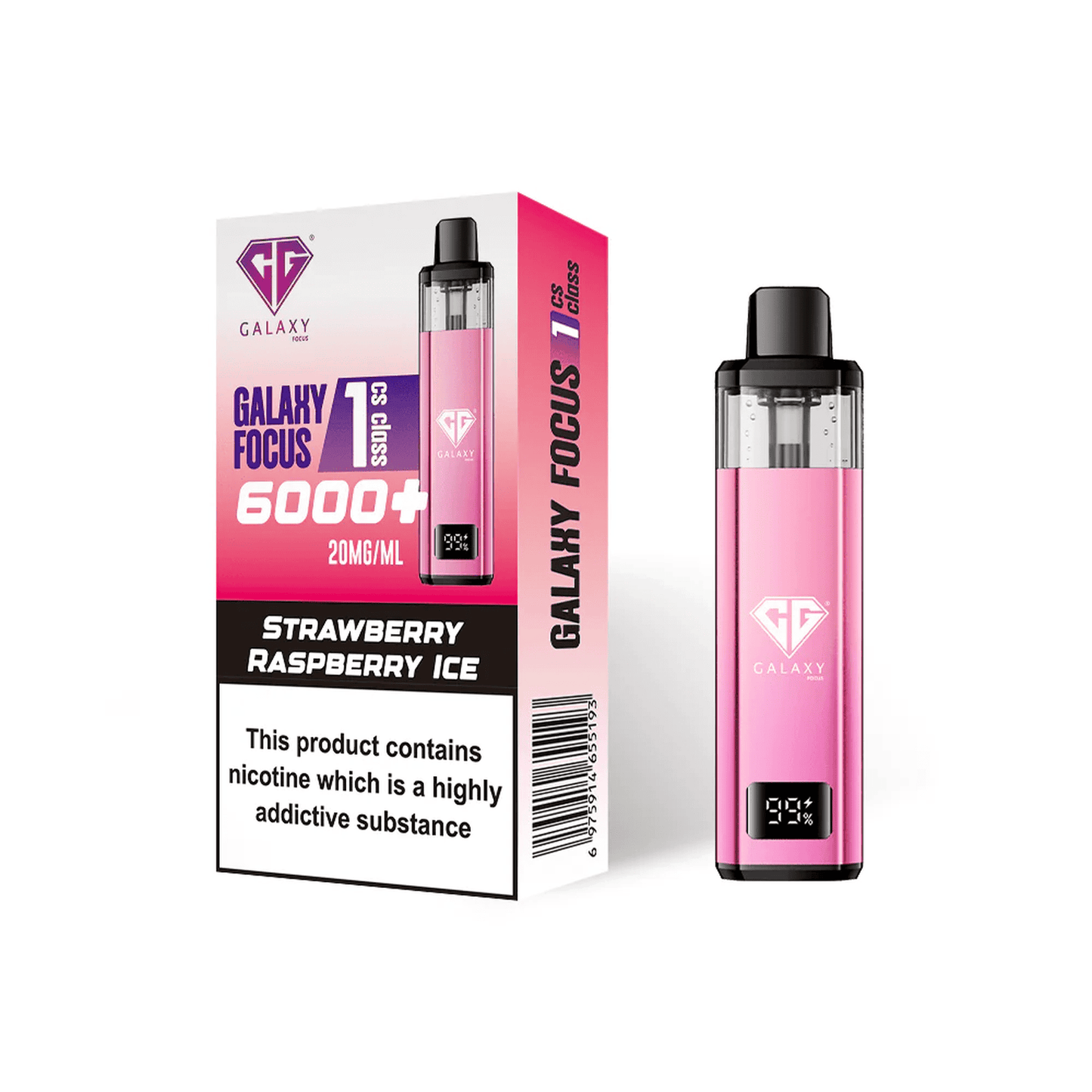 Crystal Galaxy Focus 6000 Prefilled Pod Vape Kit - Box of 5