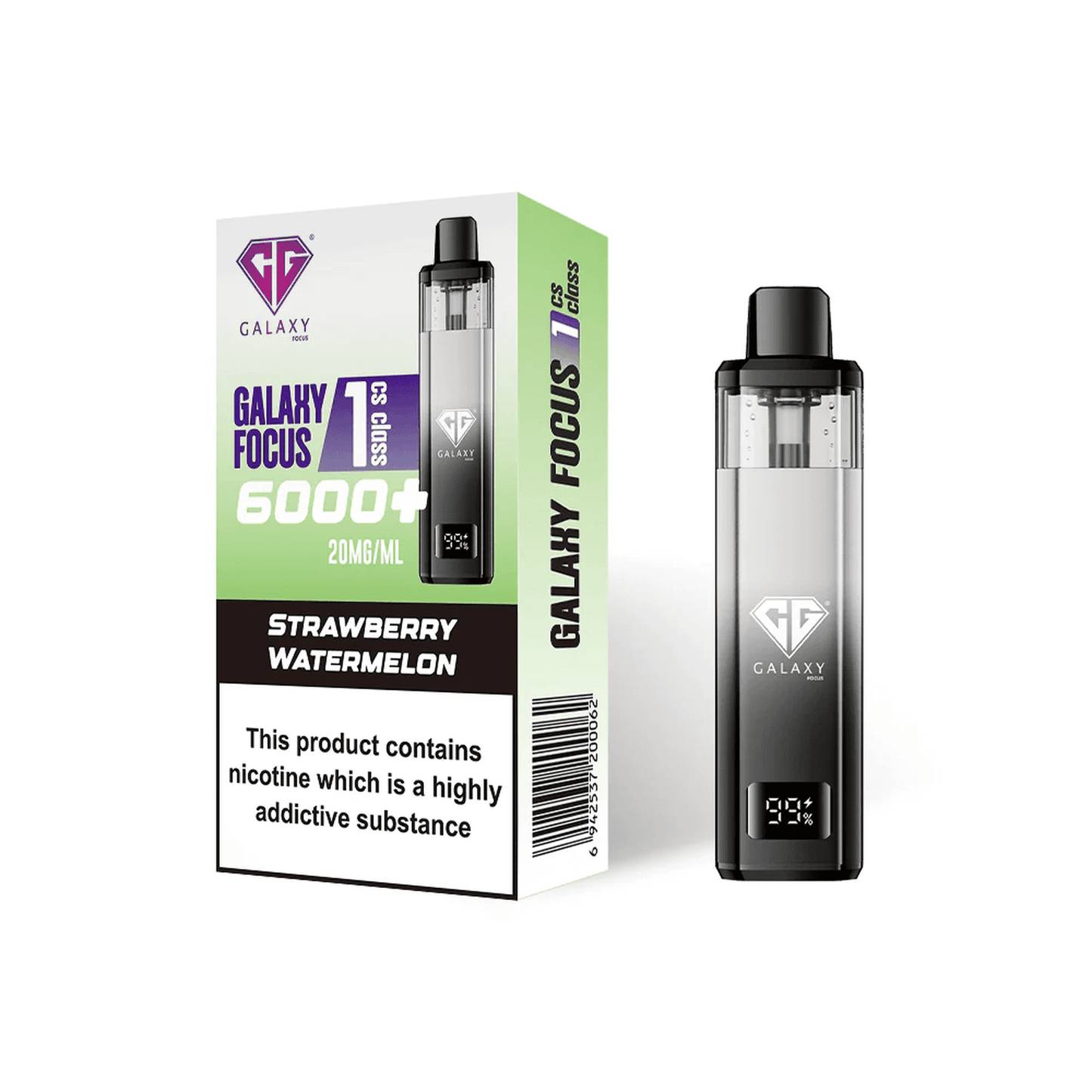 Crystal Galaxy Focus 6000 Prefilled Pod Vape Kit - Box of 5
