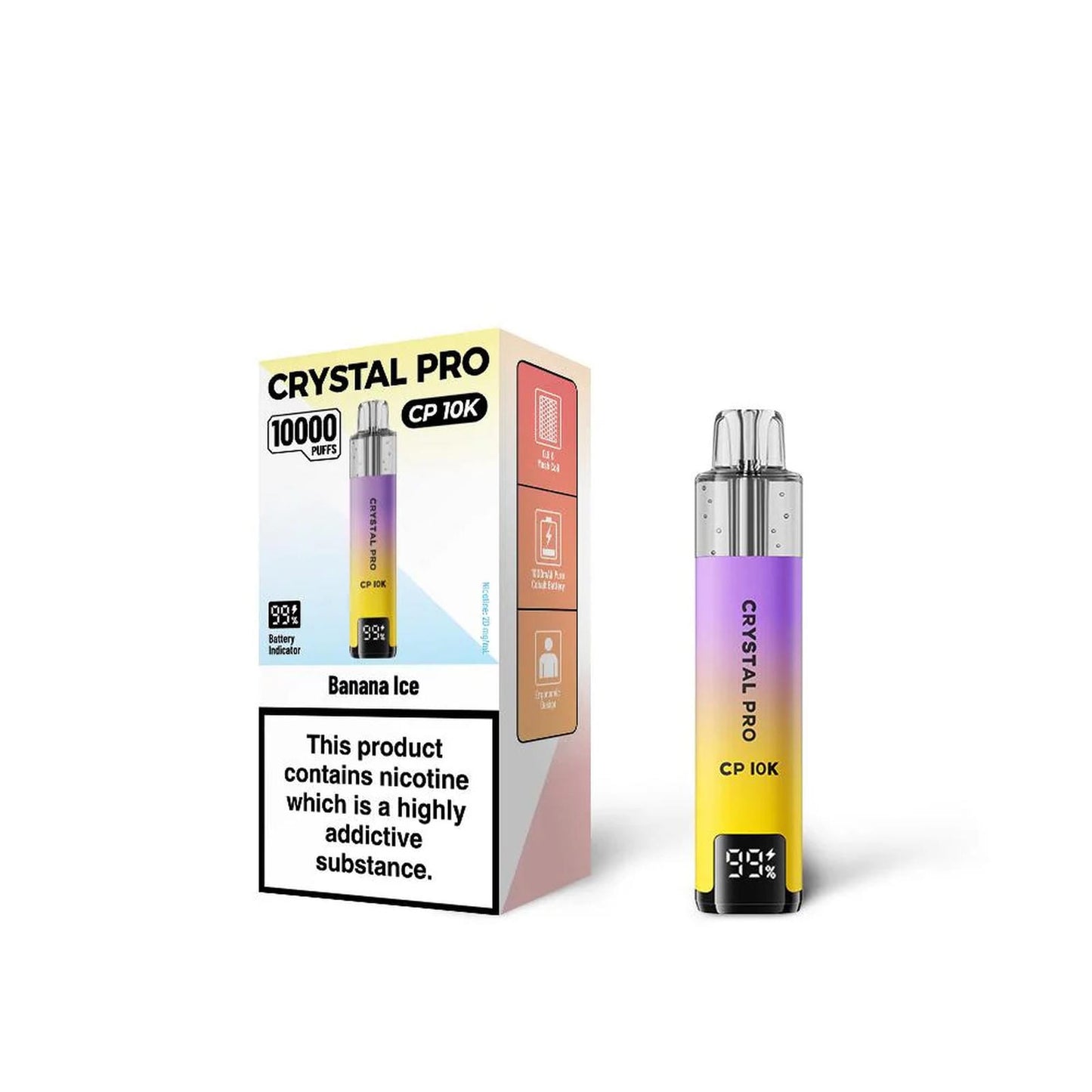 Crystal Pro 10000 (CP10K) Prefilled Pod Kit | Box of 5