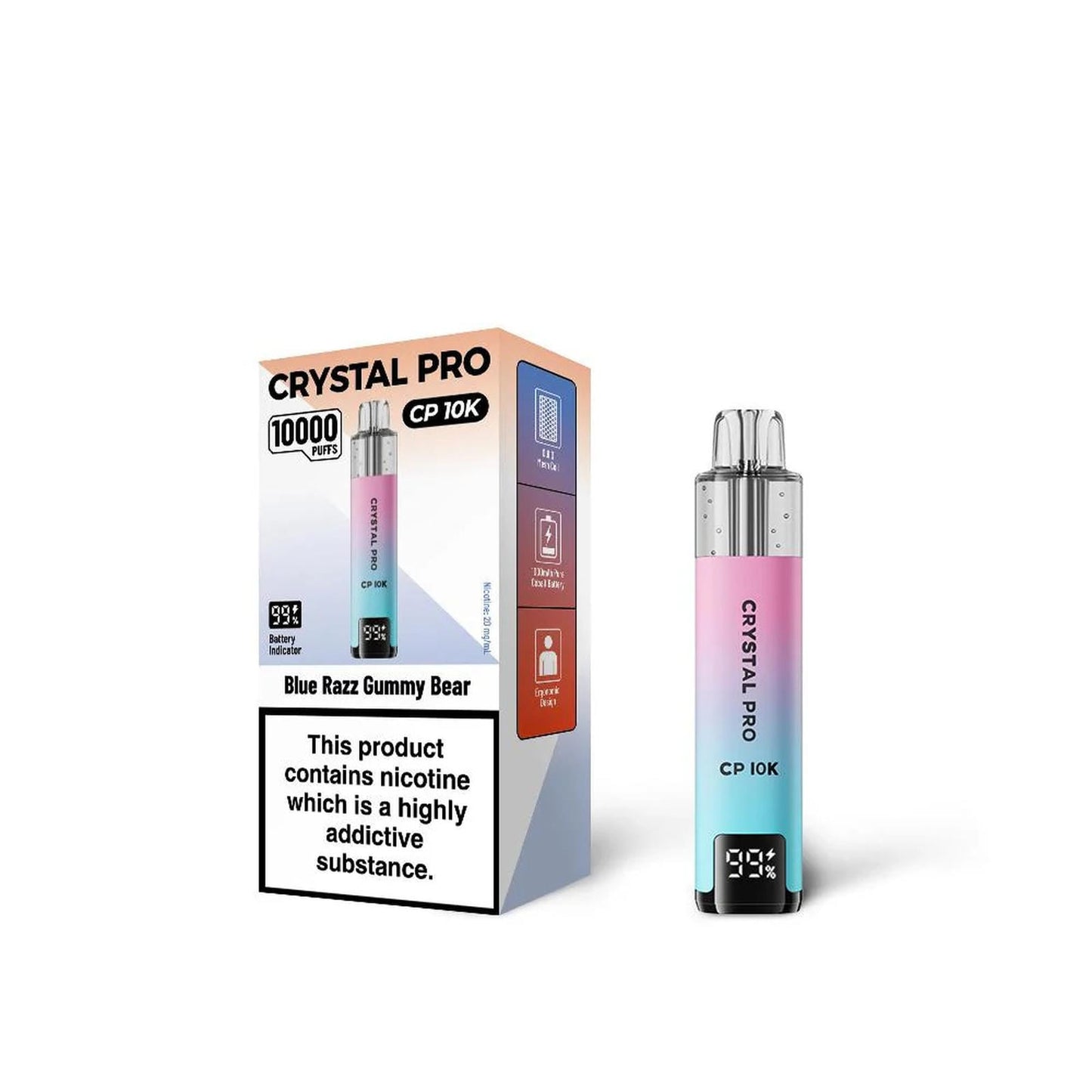 Crystal Pro 10000 (CP10K) Prefilled Pod Kit | Box of 5