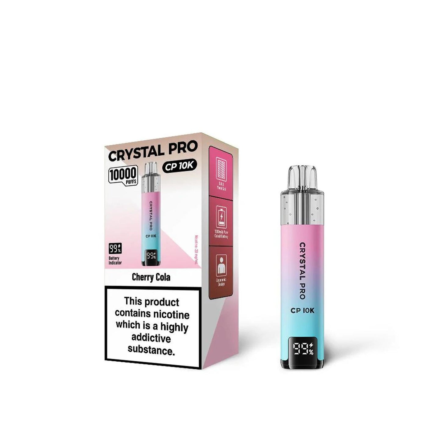 Crystal Pro 10000 (CP10K) Prefilled Pod Kit | Box of 5