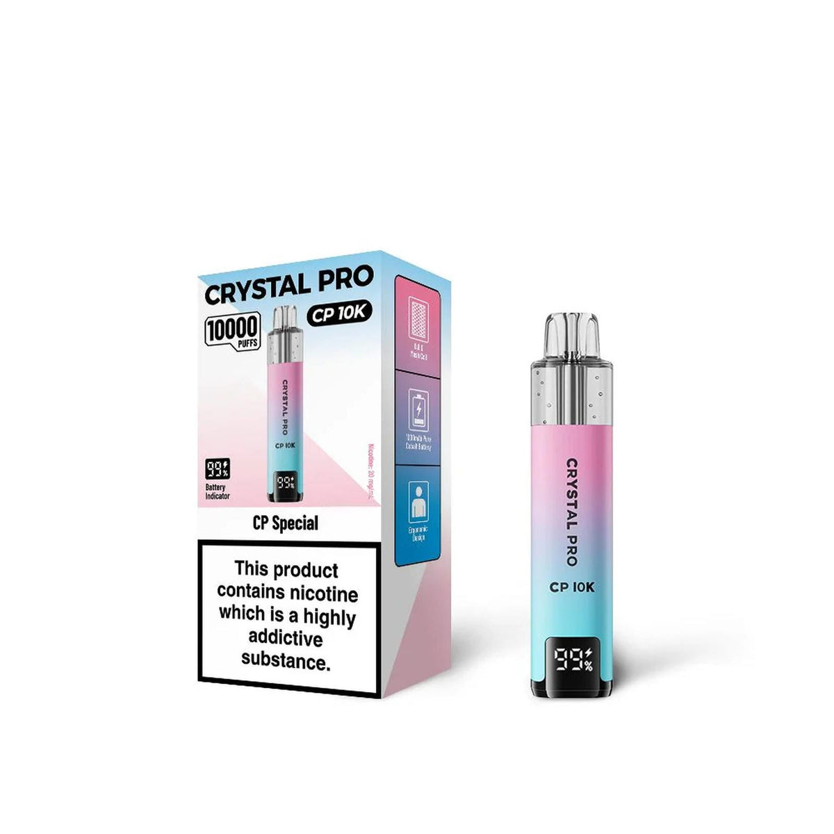 Crystal Pro 10000 (CP10K) Prefilled Pod Kit | Box of 5