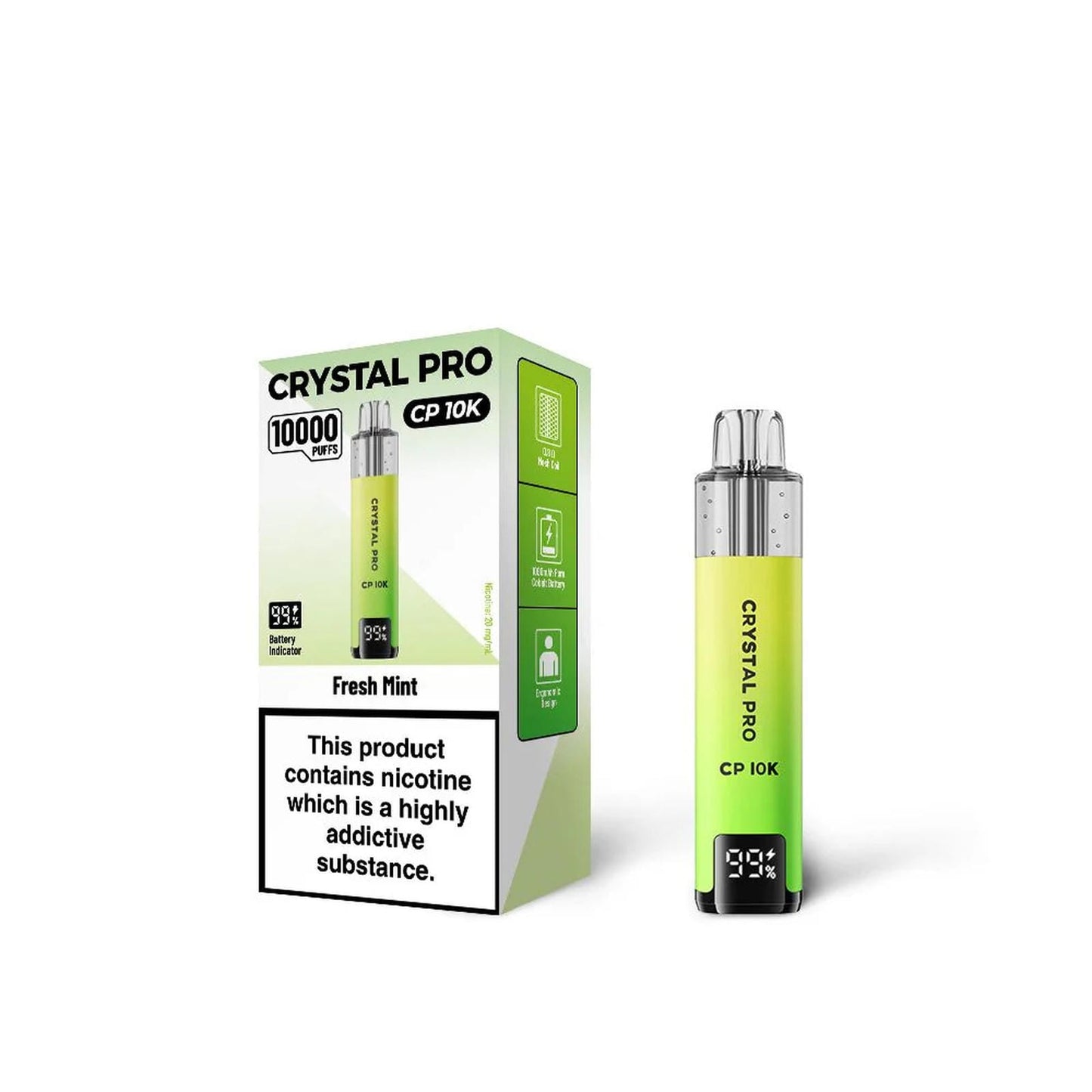 Crystal Pro 10000 (CP10K) Prefilled Pod Kit | Box of 5