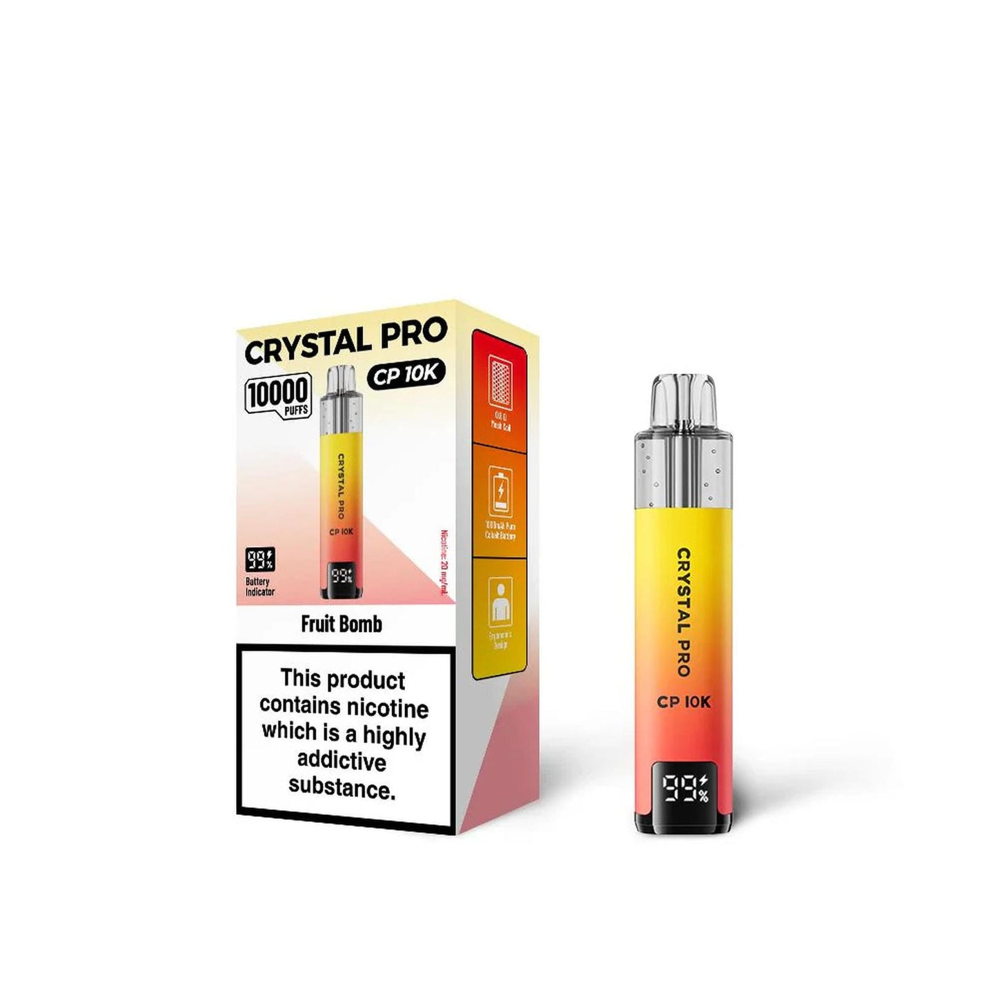 Crystal Pro 10000 (CP10K) Prefilled Pod Kit | Box of 5