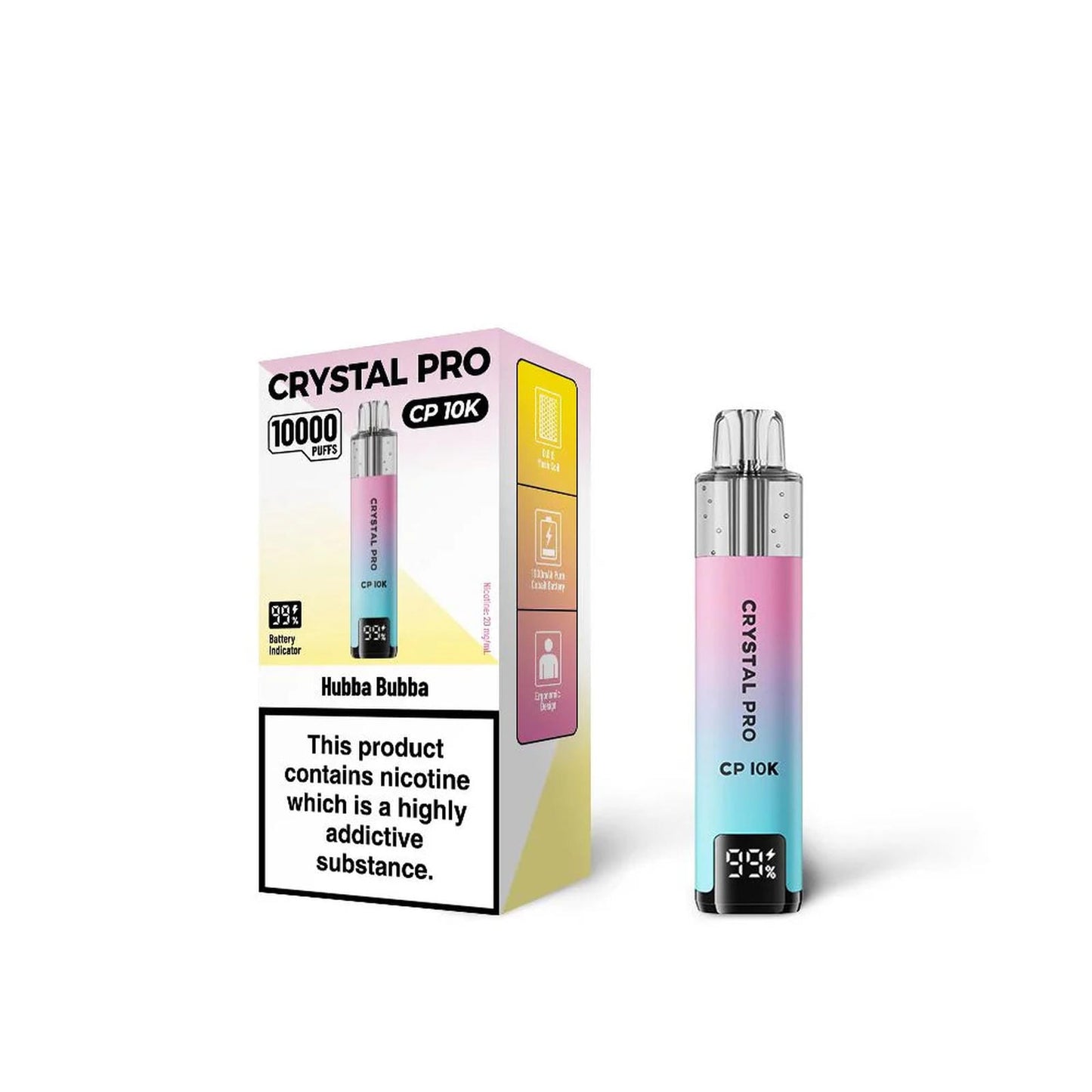 Crystal Pro 10000 (CP10K) Prefilled Pod Kit | Box of 5