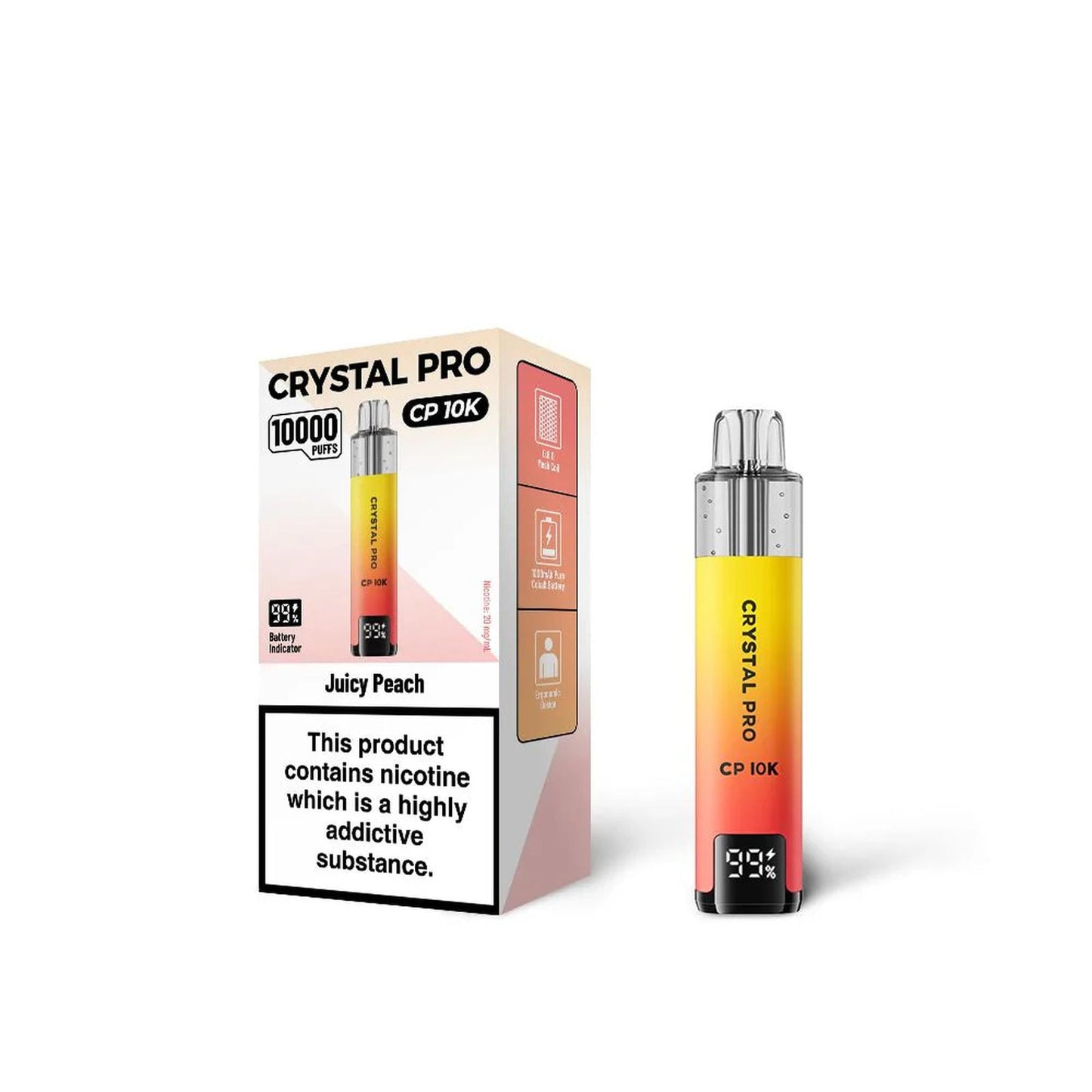 Crystal Pro 10000 (CP10K) Prefilled Pod Kit | Box of 5