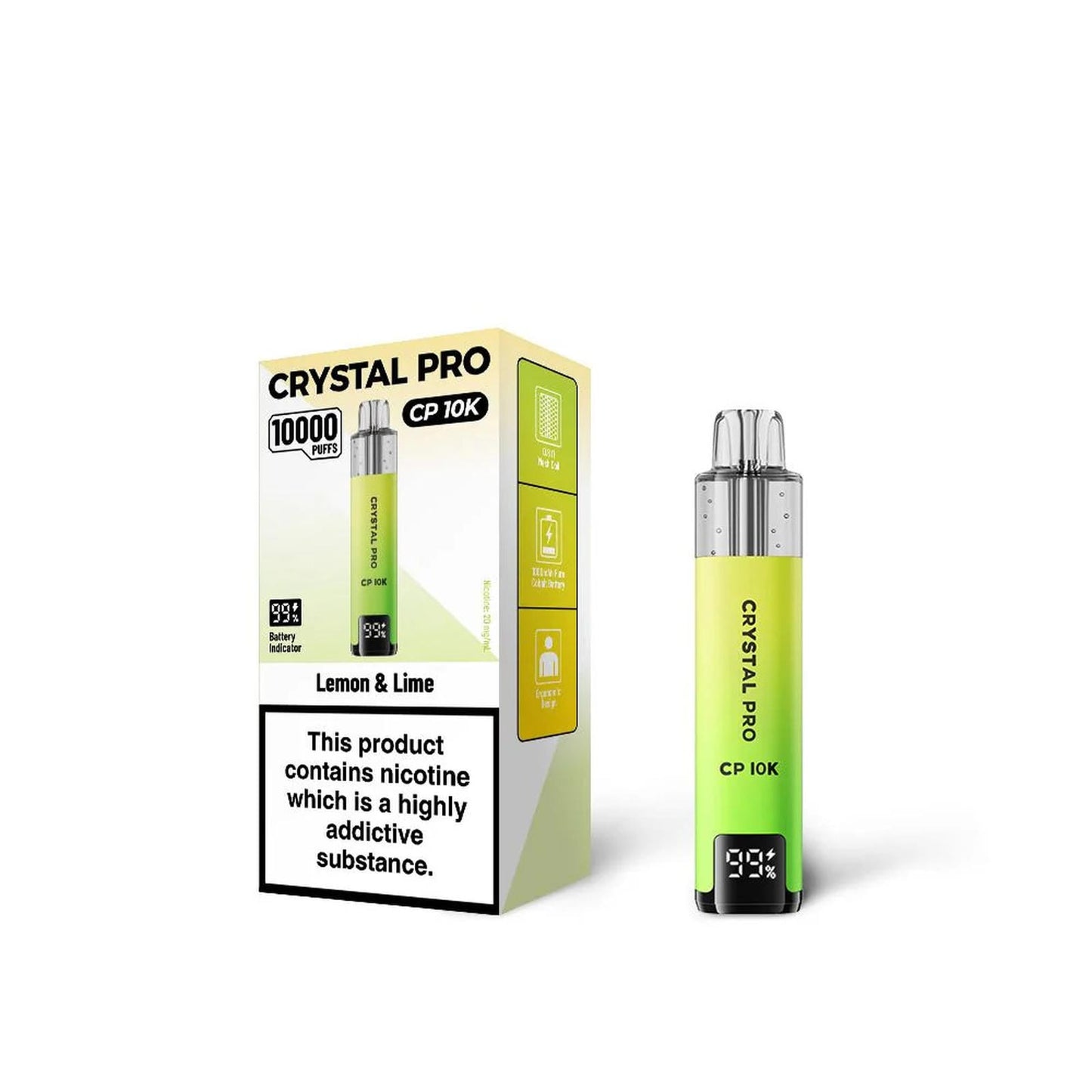 Crystal Pro 10000 (CP10K) Prefilled Pod Kit | Box of 5