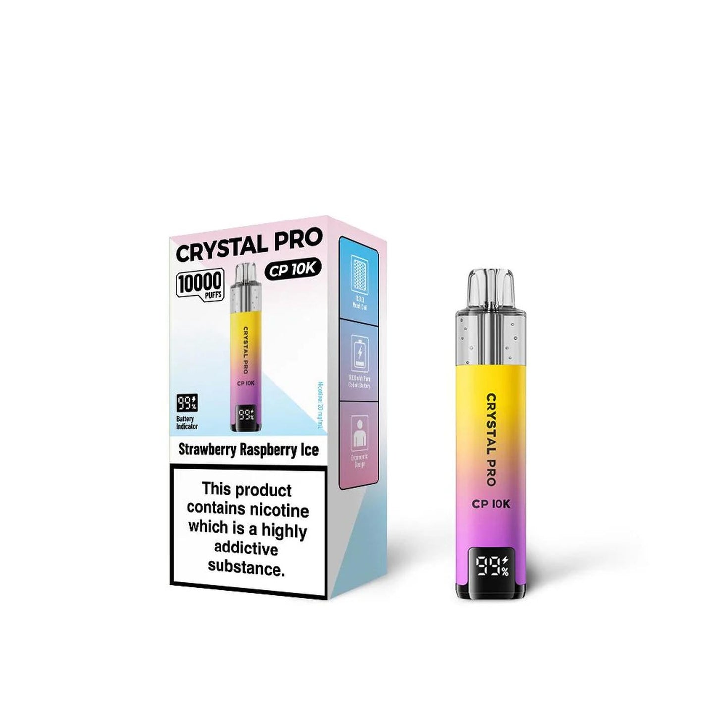 Crystal Pro 10000 (CP10K) Prefilled Pod Kit | Box of 5