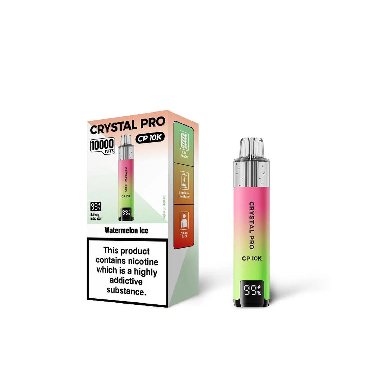 Crystal Pro 10000 (CP10K) Prefilled Pod Kit | Box of 5