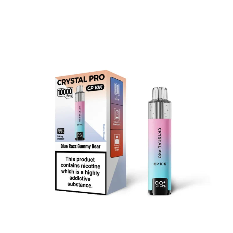 CRYSTAL PRO CP10K Puffs Prefilled Pod Vape Kit