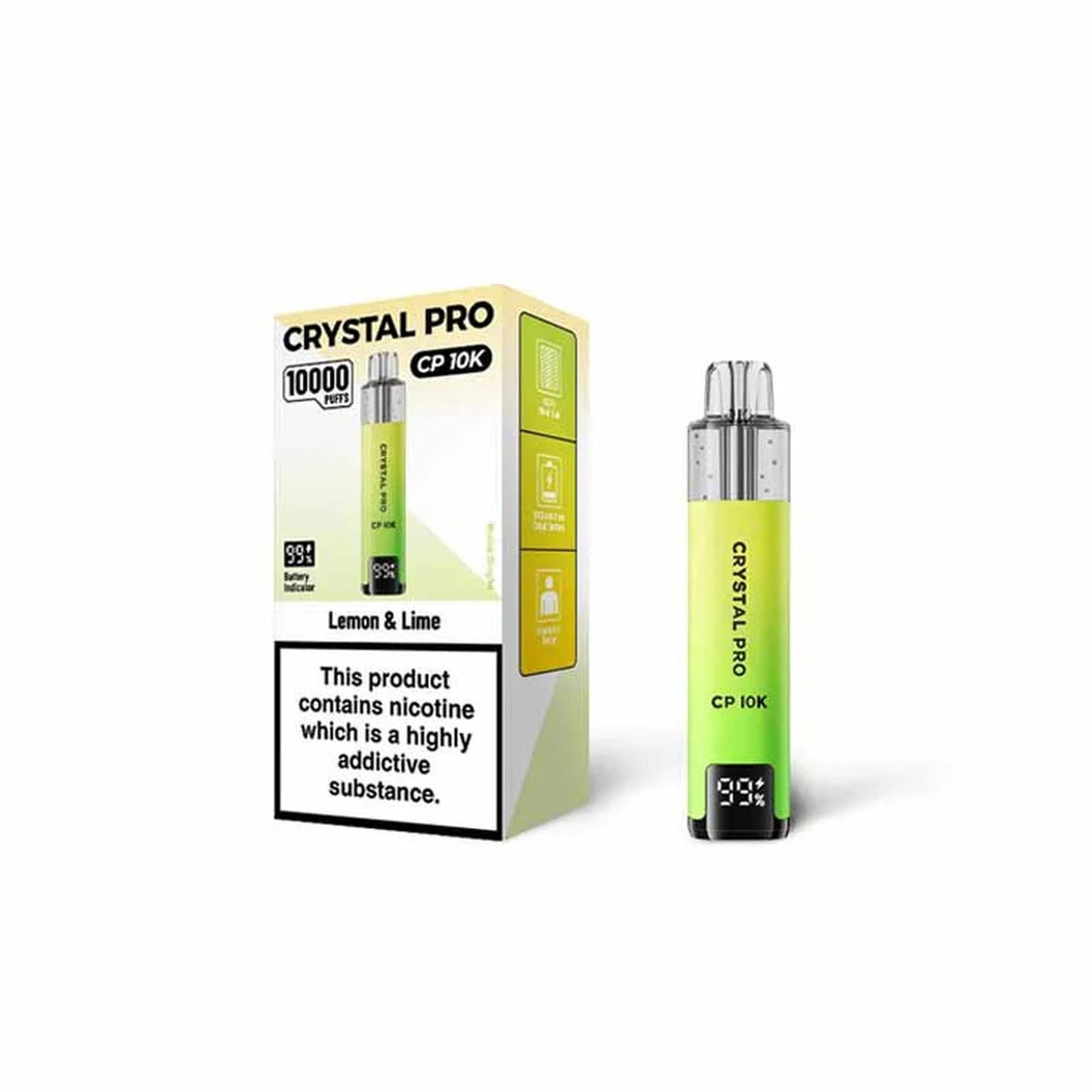 CRYSTAL PRO CP10K Puffs Prefilled Pod Vape Kit