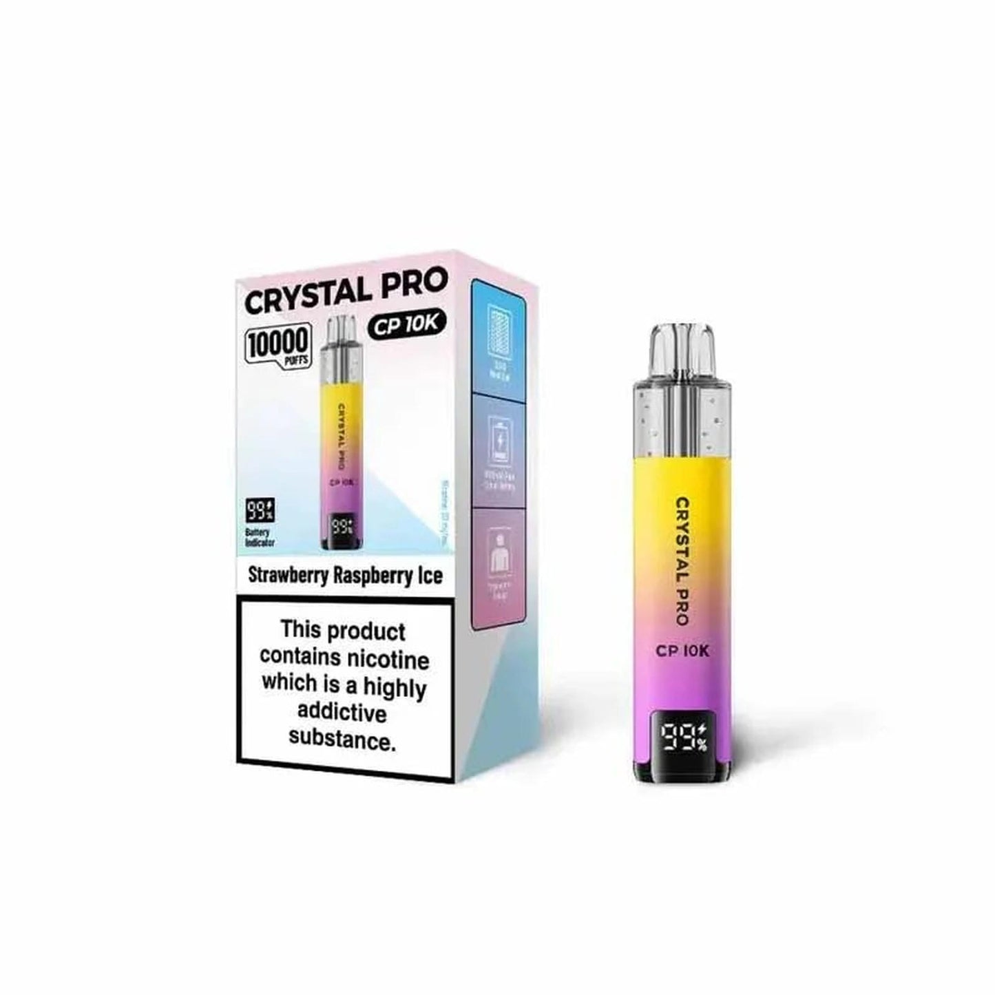 CRYSTAL PRO CP10K Puffs Prefilled Pod Vape Kit