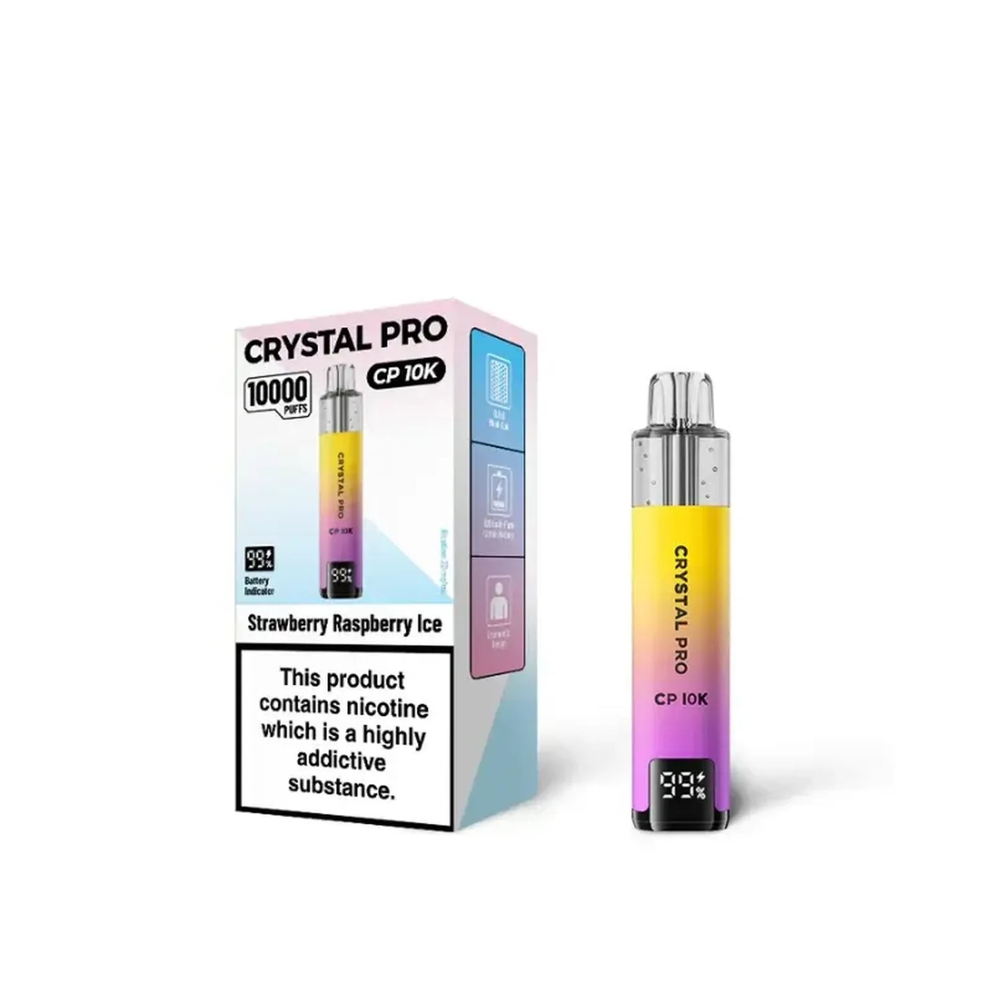 CRYSTAL PRO CP10K Puffs Prefilled Pod Vape Kit