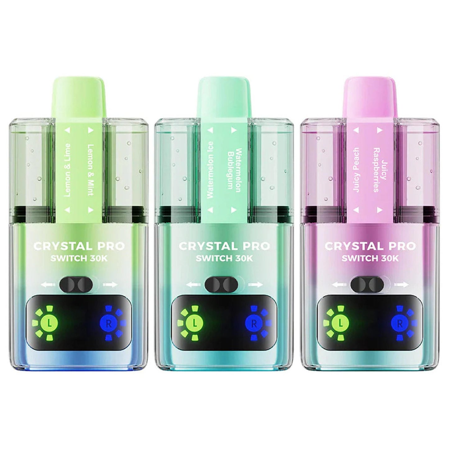 Crystal Pro Switch 30K Puffs Prefilled Pod Kit | Box of 5