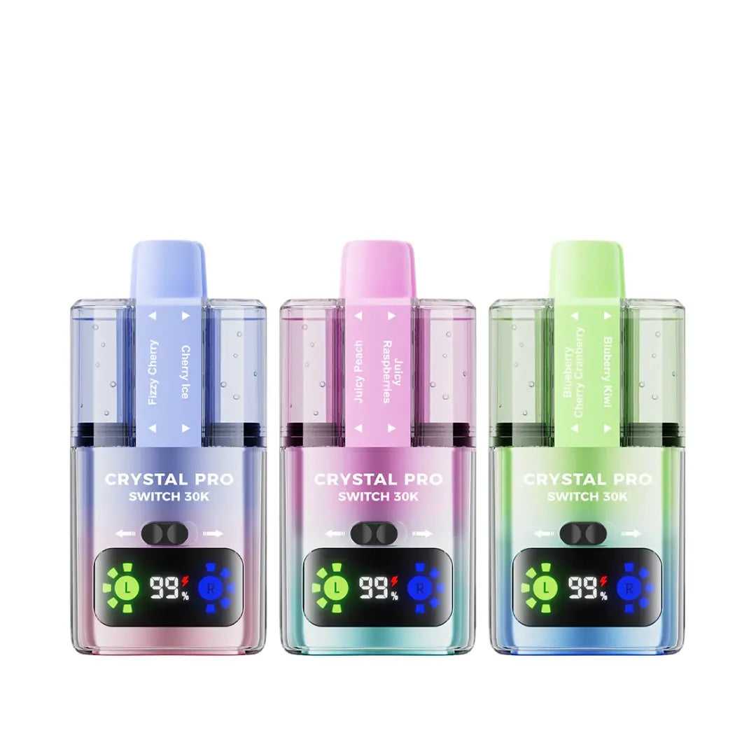 Crystal Pro Switch 30K Puff Prefilled & Reusable Pod Kit