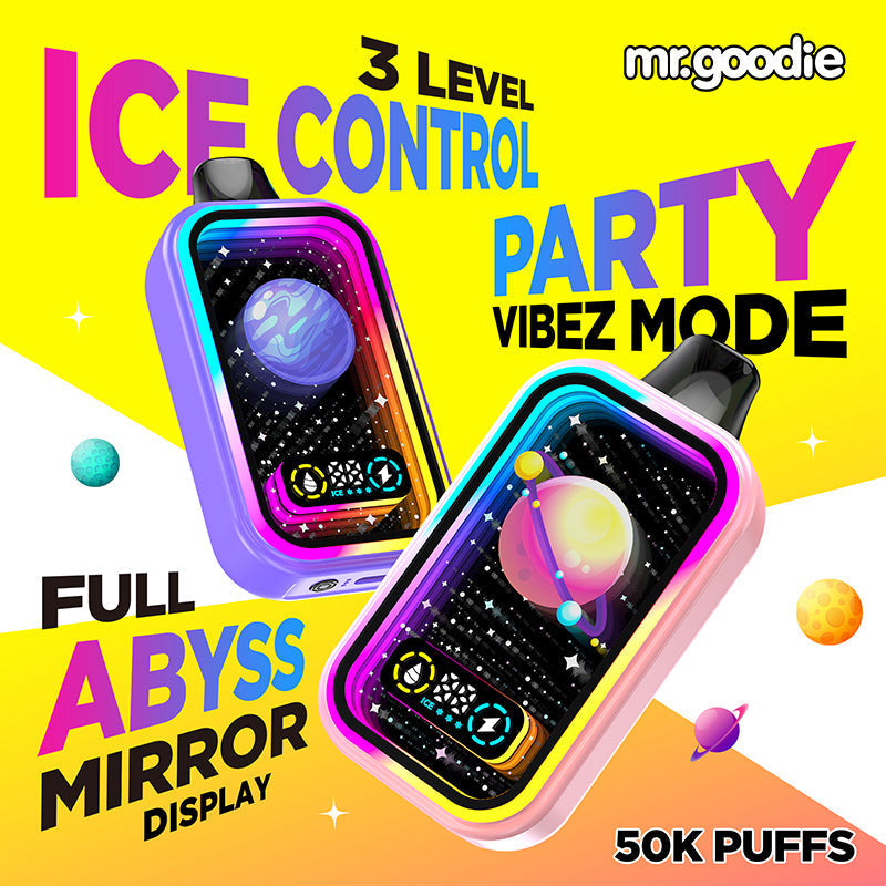 Mr.Goodie Abyss Mirror Ice Control 50000 Züge Einweg-E-Zigarette Großhandel 