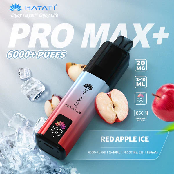 Hayati Pro Max+ 6000 Züge Einweg-E-Zigarette
