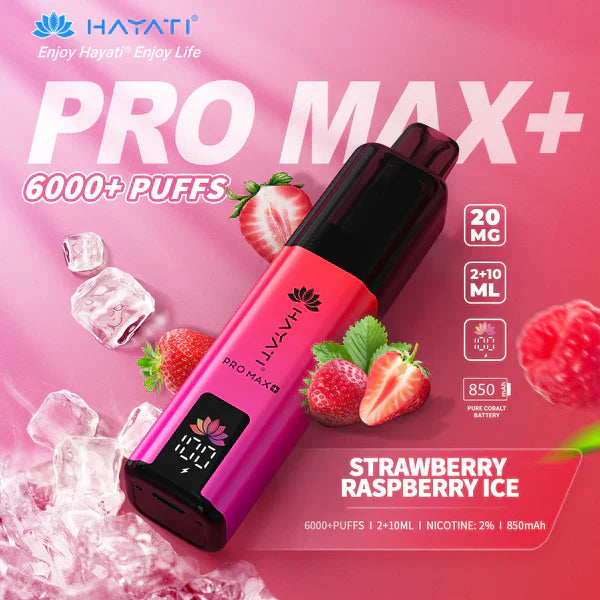 Hayati Pro Max+ 6000 Züge Einweg-E-Zigarette