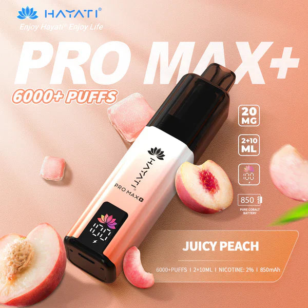Hayati Pro Max+ 6000 Züge Einweg-E-Zigarette