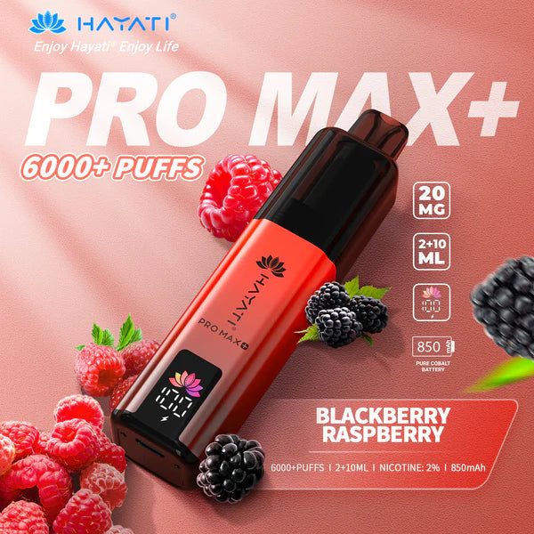 Hayati Pro Max+ 6000 Züge Einweg-E-Zigarette