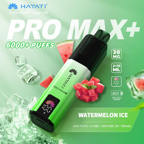 Hayati Pro Max+ 6000 Züge Einweg-E-Zigarette